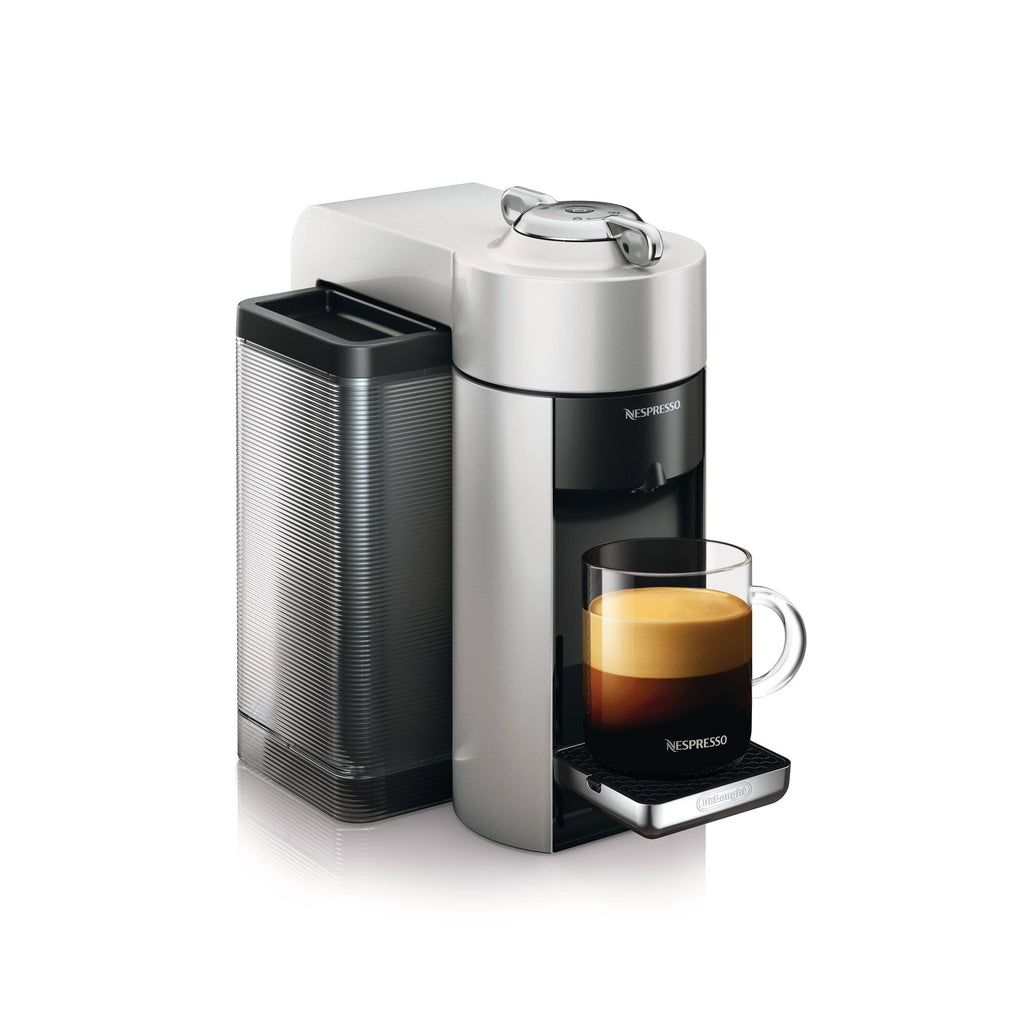 Nespresso Evoluo Coffee and Espresso Machine by De'Longhi, Silver