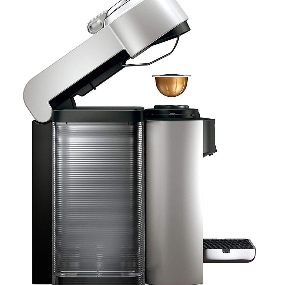 Nespresso Evoluo Coffee and Espresso Machine by De'Longhi, Silver