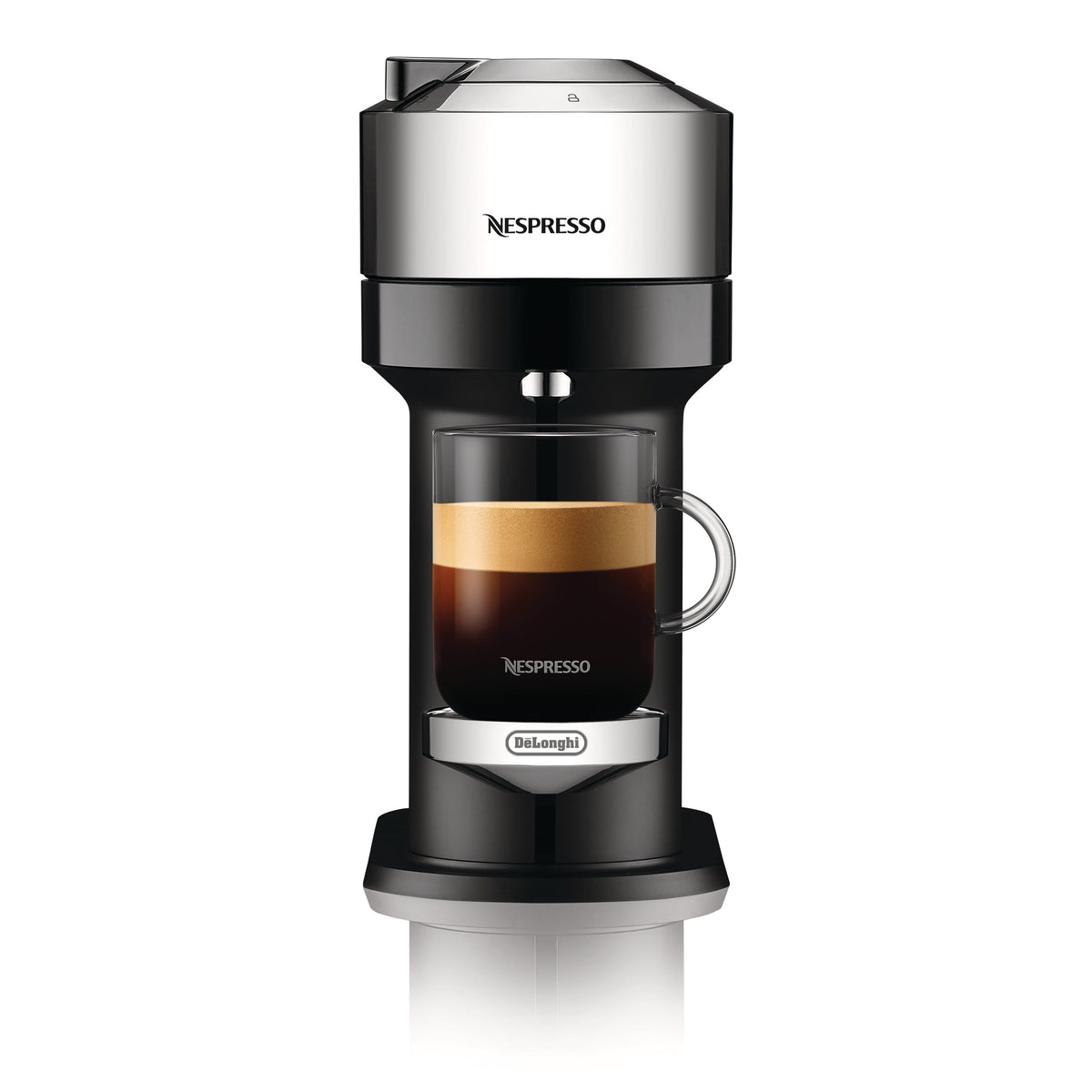Nespresso Vertuo Next Deluxe Coffee and Espresso Maker by DeLonghi, Chrome