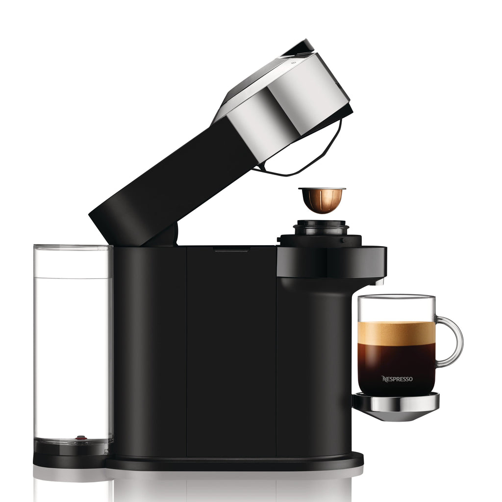 Nespresso Vertuo Next Deluxe Coffee and Espresso Maker by DeLonghi, Chrome