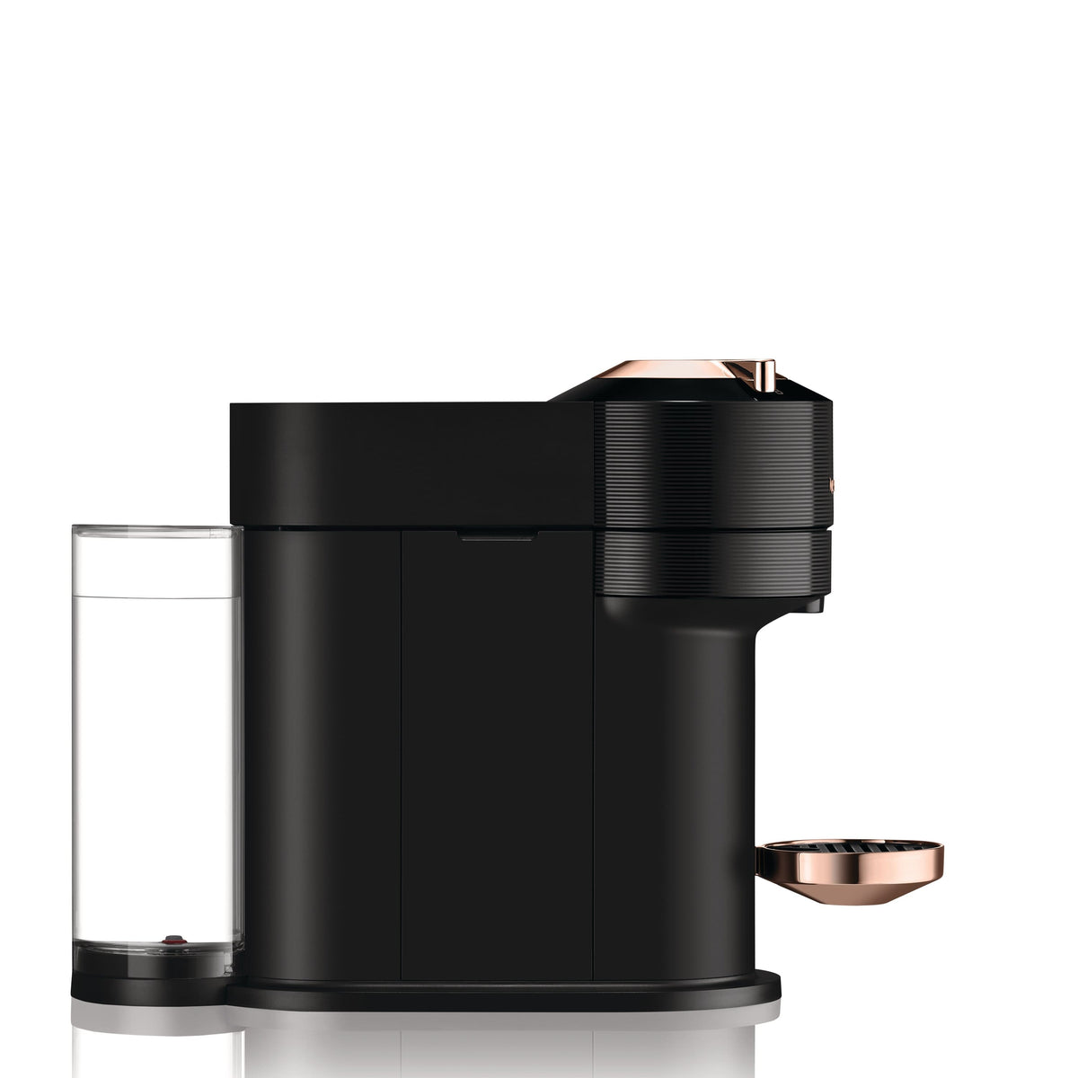 Nespresso Vertuo Next Premium Coffee and Espresso Maker by DeLonghi, Black Rose Gold with Aeroccino Milk Frother