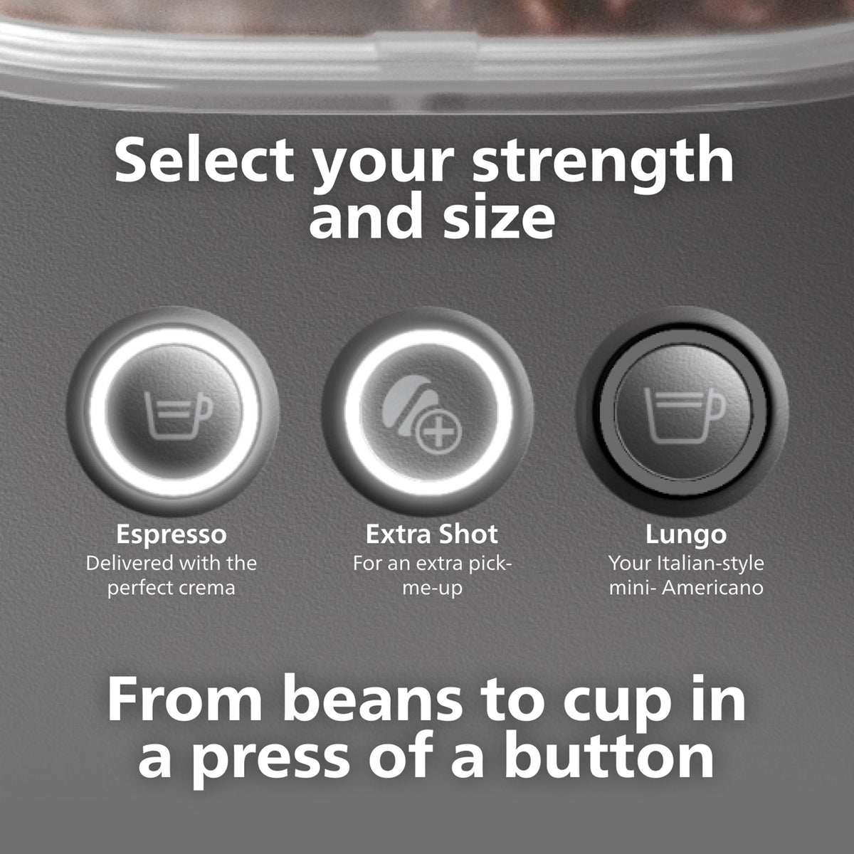 Philips Baristina Espresso machine Black