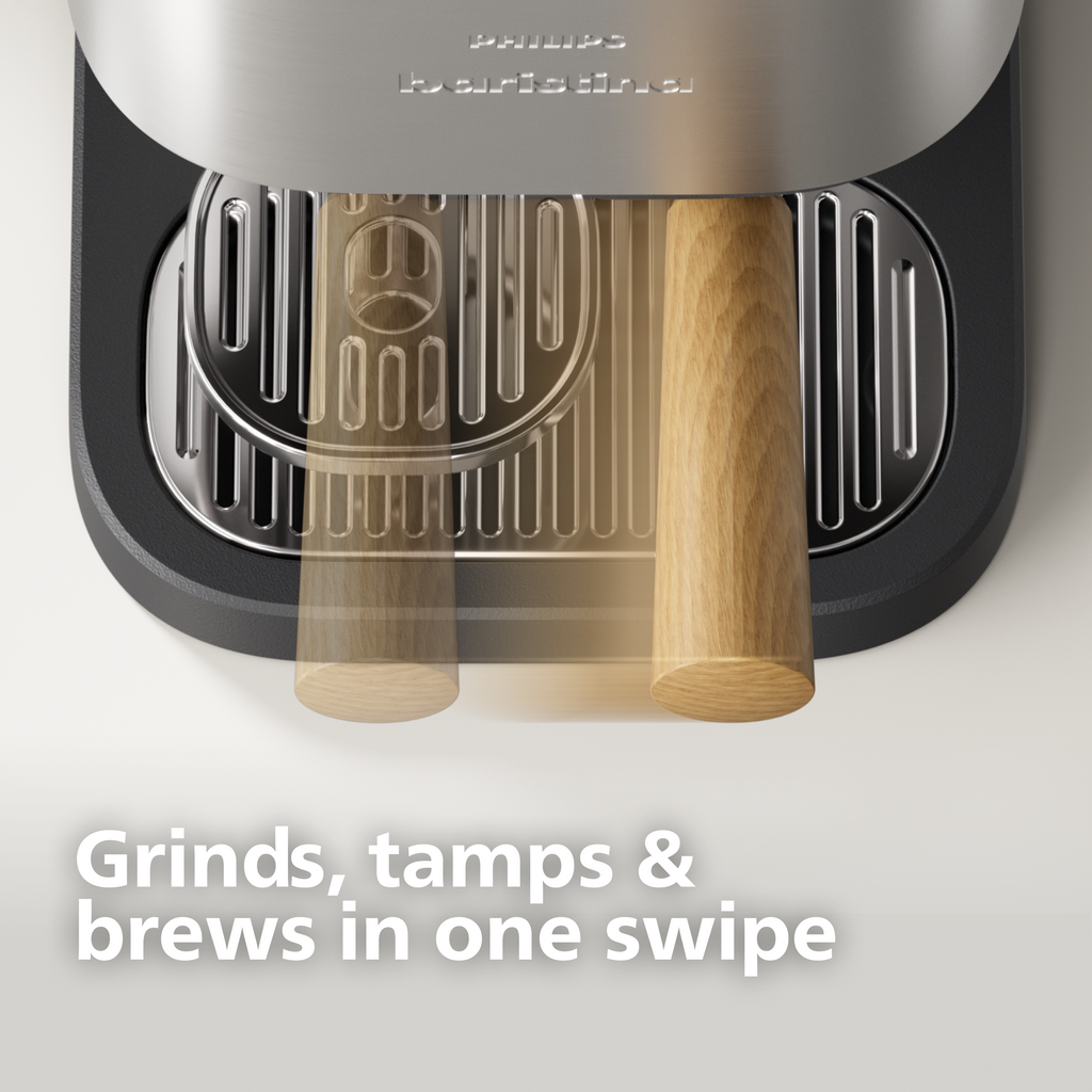 Philips Baristina Plus Automatic Espresso Machine, Stainless Steel