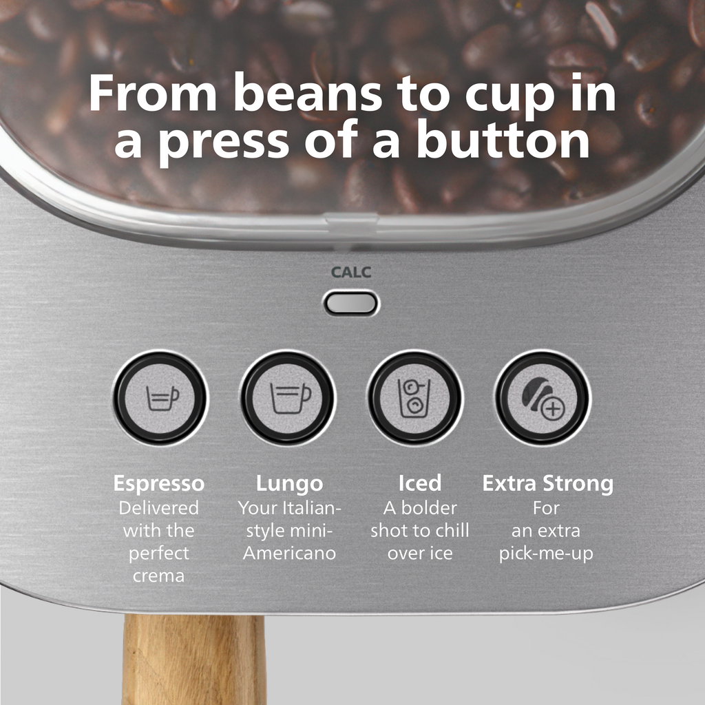 Philips Baristina Plus Automatic Espresso Machine, Stainless Steel