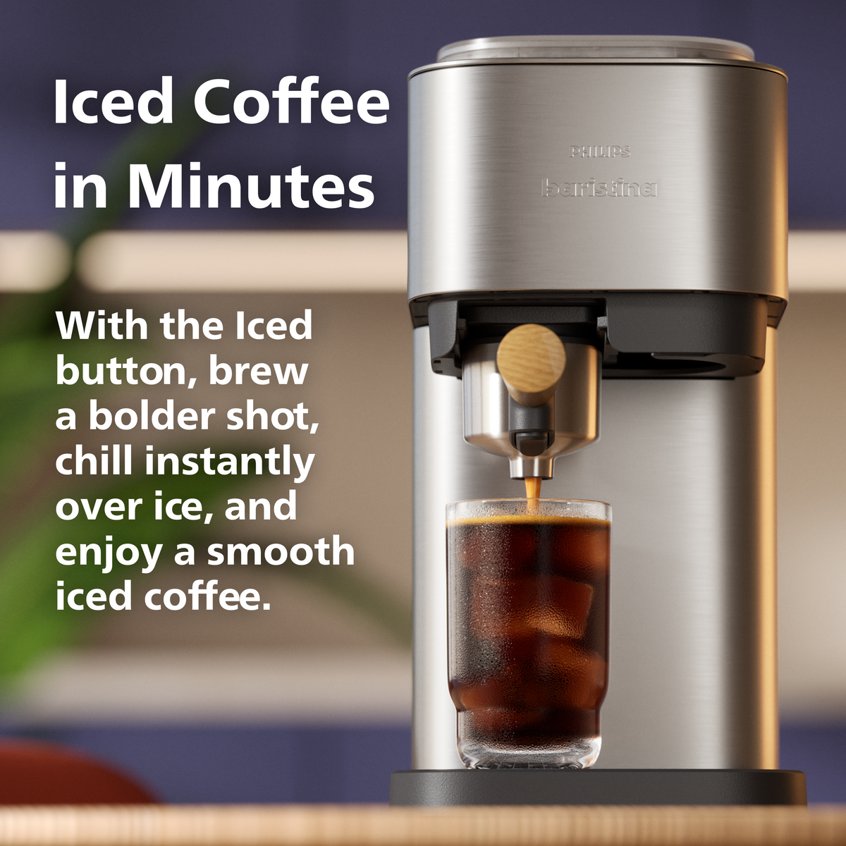 Philips Baristina Plus Automatic Espresso Machine, Stainless Steel