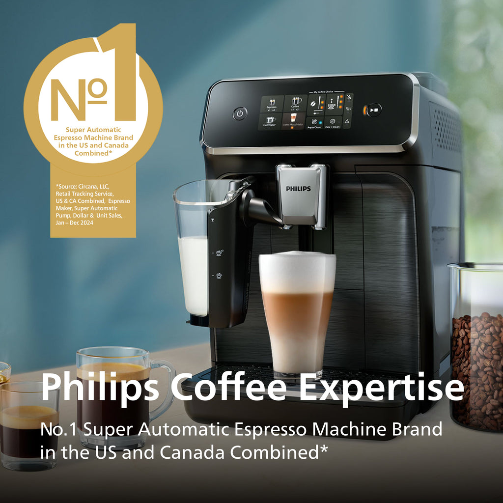 Philips 2300 Fully Automatic Espresso Machine with LatteGo Milk Frother