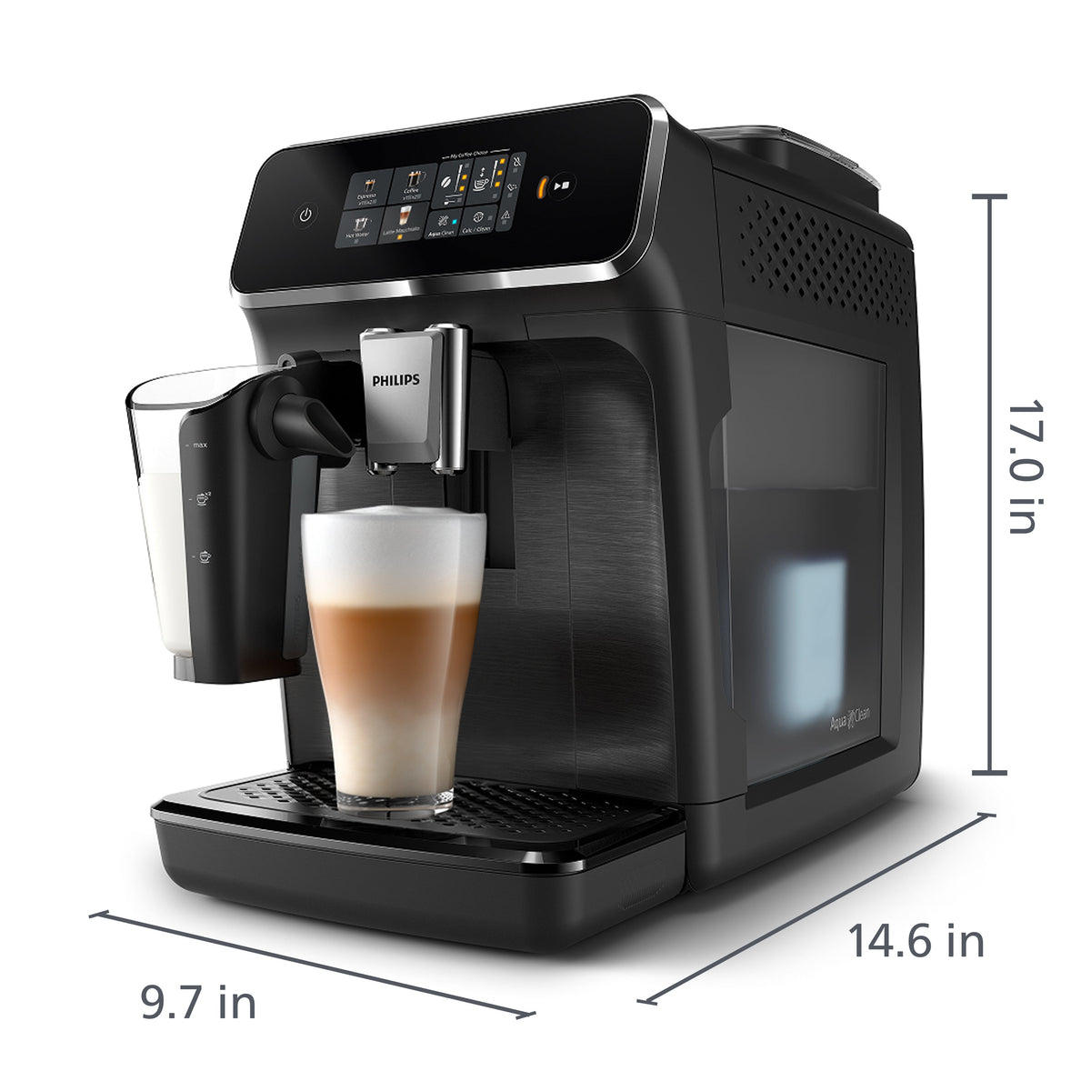 Philips 2300 Fully Automatic Espresso Machine with LatteGo Milk Frother